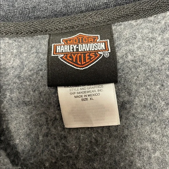 Harley-Davidson Genuine Motorcycles Zip Up Sweatshirt Fort Myers Florida XL - Picture 3 of 11